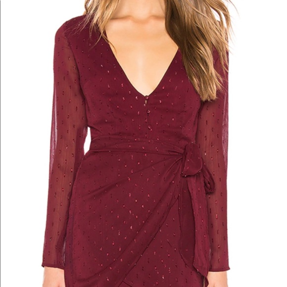 Revolve Superdown Wrap Dress - Picture 5 of 5